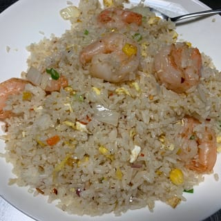 21 虾炒饭SHRIMP FRIED RICE