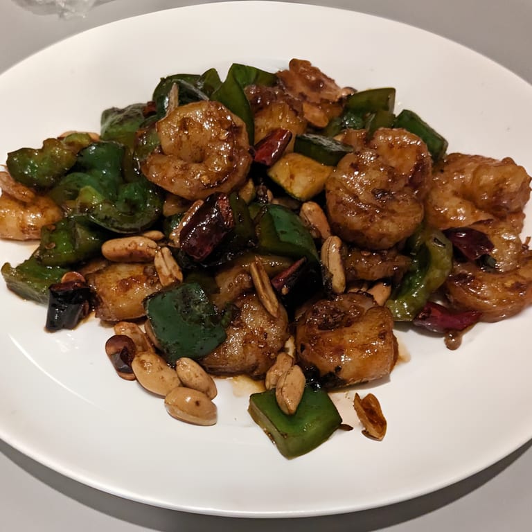 Delicious Kung Pao Shrimp